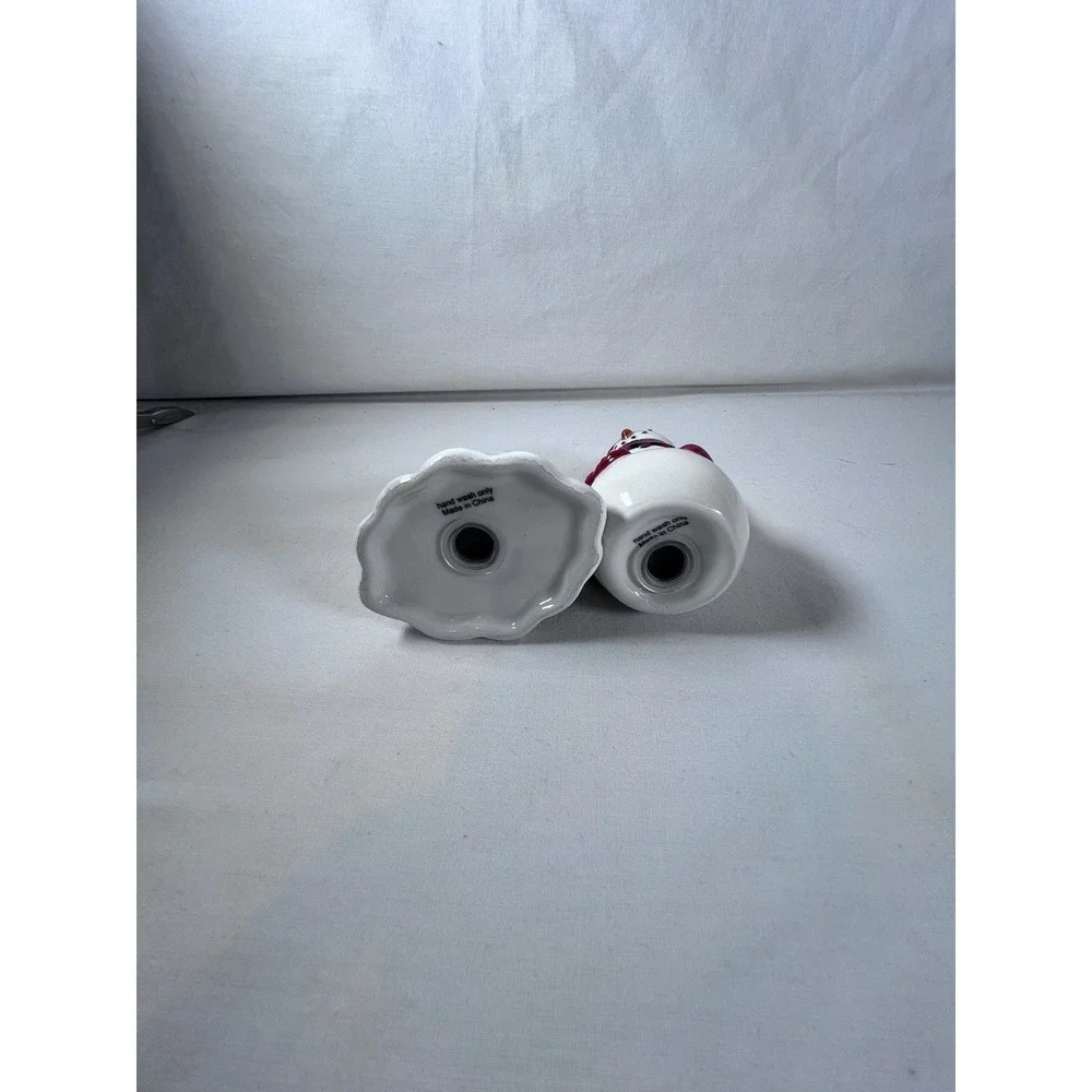 Christmas tree Snowman Ceramic Salt Pepper‎ Shakers Holiday Kitchen Table Decor